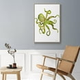 thumbnail image 5 of Octopus Framed Premium Gallery Wrapped Canvas - Ready to Hang - 25 x 37 - Natural Wood Floating Frame, 5 of 9
