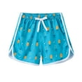 thumbnail image 2 of JUMEYU Kids Basketball Shorts Boys Boys Friendly Stretch Short Everyday Shorts Elastic Waist Shorts Size 7-8 (Sky Blue,7-8 Years), 2 of 4