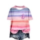 thumbnail image 5 of Puntoco Blusas casuales de moda para mujer, camisetas estampadas con cuello redondo, camisetas de manga corta, 5 of 5