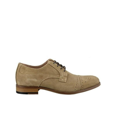 STACY ADAMS Deacon Suede Cap Toe Oxford Brogue Sandstone Sz 10.5 Stacy Adams | Shoes | Stacy Adams Brown Sz 2 | Poshmark main image 3