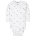 thumbnail image 5 of Gerber Baby Boy or Girl Gender Neutral Long Sleeve Onesies Bodysuits, 6-Pack, 5 of 8