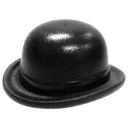 LEGO Black Bowler Derby Hat Minifigure Accessory [No Packaging]