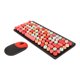 thumbnail image 5 of Combo de teclado y ratón inalámbricos set de teclado y ratón de tamaño completo de 86 teclas a 24 GHz con receptor USB teclados para ordenador portátil y ratón para ANGGREK Otros, 5 of 8
