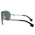 thumbnail image 4 of Versace VE 2243 Metal Unisex Shield Sunglasses Gunmetal 43mm Adult, 4 of 5