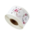 thumbnail image 3 of jifeng Rouleau de 500 Autocollants Merci, Autocollant Merci pour Petite Entreprise, Boutique, Rond Rose, 3 of 9