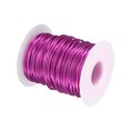 thumbnail image 3 of Uxcell Bonsai Wire Anodized Aluminum Training Wire Roll 1.5mm 98ft Dark Pink, 3 of 7
