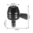 thumbnail image 5 of Xinyolin Aluminum Alloy Classic Bike Bell Handlebar Mounted Clear Crisp Loud Sound Universal MTB Road Mountain Bicycle Horn Bike Accessories, 5 of 7