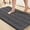 Charcoal Gray, variant on ZGAD Sage Green Bathroom Rugs Runner Extra Long Large Bath Mat Plush Shaggy Chenille Bathroom Rug 47 x 17 Non-Slip Bath Rug Runner Extra Soft & Absorbent Thick Floor Mats, Machine Washable, Sage