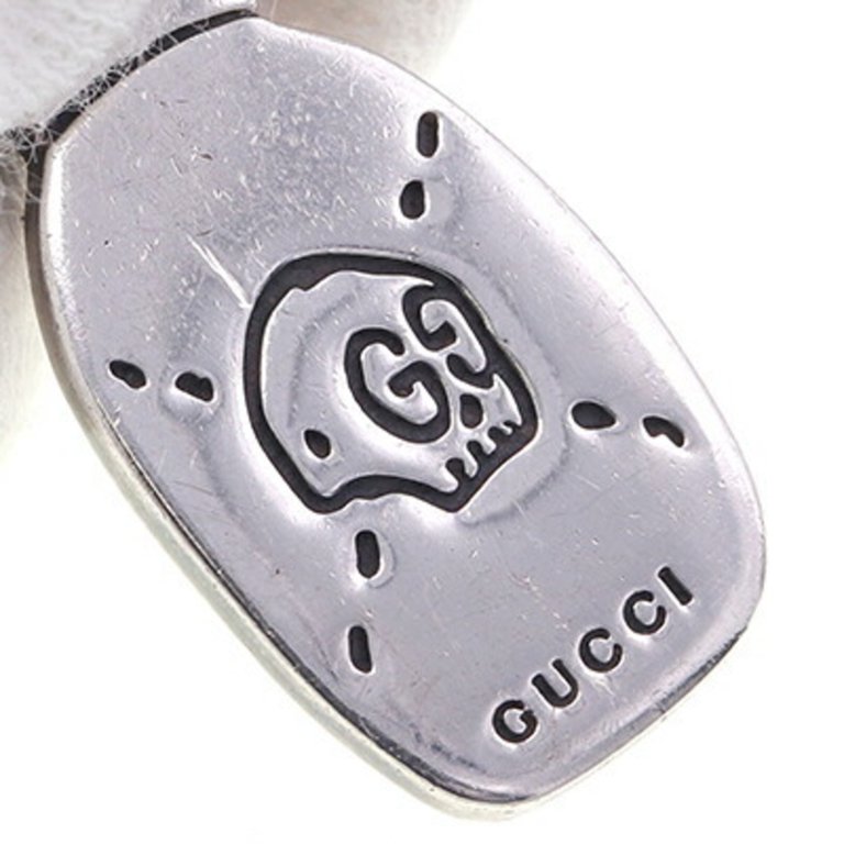 Pre-Owned Gucci Necklace Ghost 455530 SV Sterling Silver 925 