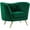 Green, variant on Homestock Vintage Vogue Black Velvet Chair