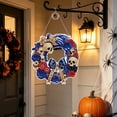 thumbnail image 2 of Halloween Diamond Art Kits For Adults Clearance, DIY Pearl Diamond Art, Hanging Ornament For Halloween Front Door Decor, DIY Fall Home Decor Wall Art, Halloween DIY Gift (Navy), 2 of 7