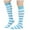Light Blue, variant on Tuphregyow Winter Warm Striped Calf Knee Socks for Women Men Universal Mid calf Cotton Socks Enhanced Control,Athletic Comfort,Cushioning for Casual Ankle Running Outdoor Light Blue Free Size