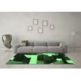 thumbnail image 3 of Ahgly Company Indoor Rectangle Oriental Emerald Green Modern Area Rugs, 7' x 10', 3 of 4