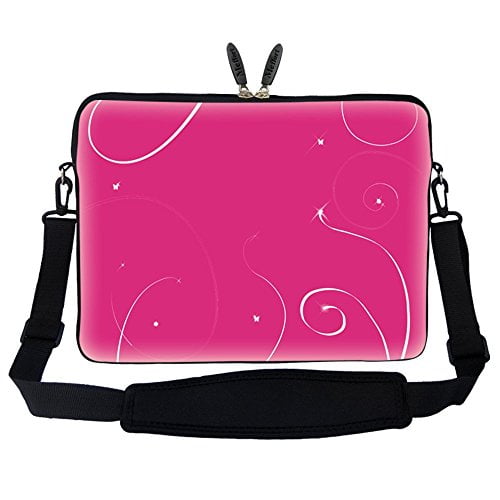 Meffort Inc 13 13.3 Inch Neoprene Laptop Sleeve Bag with Hidden Handle & Shoulder Strap Fits Up ...