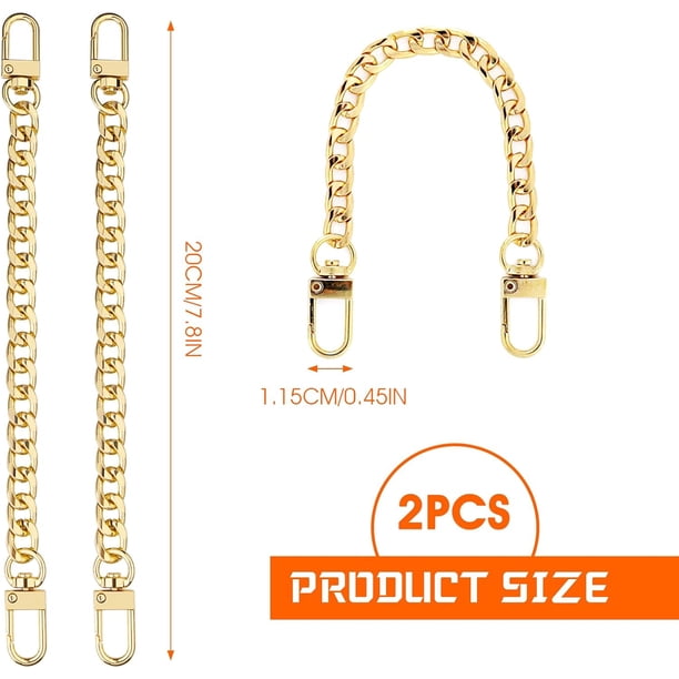 Extensor De Correa Para Bolso [0.276 In] Mini Para Extensión De Cadena De Bolsa [dorado