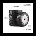 thumbnail image 5 of Para 1/8 ARRMA Electric Oil 17Mm Combiner Off-Road Tire,Verde, 5 of 5