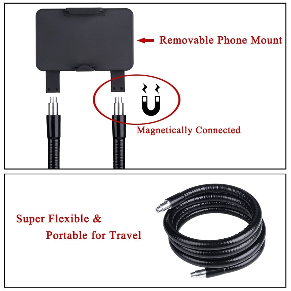 Aurgiarme Portable Smartphone Neck Holder, Flexible and Rotatable Stand Lazily Neck Phone Holder for Convenient Handsfree Usage