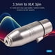 thumbnail image 5 of Adaptadores Conector de adaptador de audio hembra de 3,5 mm TRS estéreo hembra a XLR de 3 pines (2 piezas), 5 of 7
