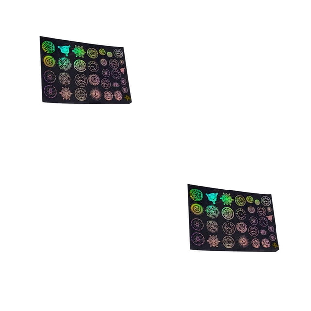 Billuyoard Pegatinas transparentes con múltiples patrones, hermosas calcomanías para diario, regalo duradero, Kits de álbumes de recortes para Type7 NO7