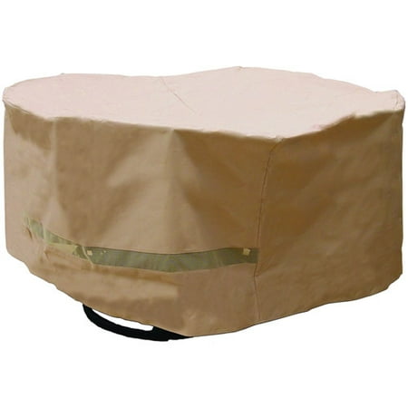 Sure Fit Deluxe Round Table Chair Set Cover Taupe
