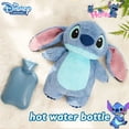 thumbnail image 2 of Disney Stitch Hot Water Bottle Soft Kawaii Winter Plush Warm Hand Bag Anime Cartoon Water Girl Student Portable Dormitory GiftSpot goods Gao Jinjia LED, 2 of 2