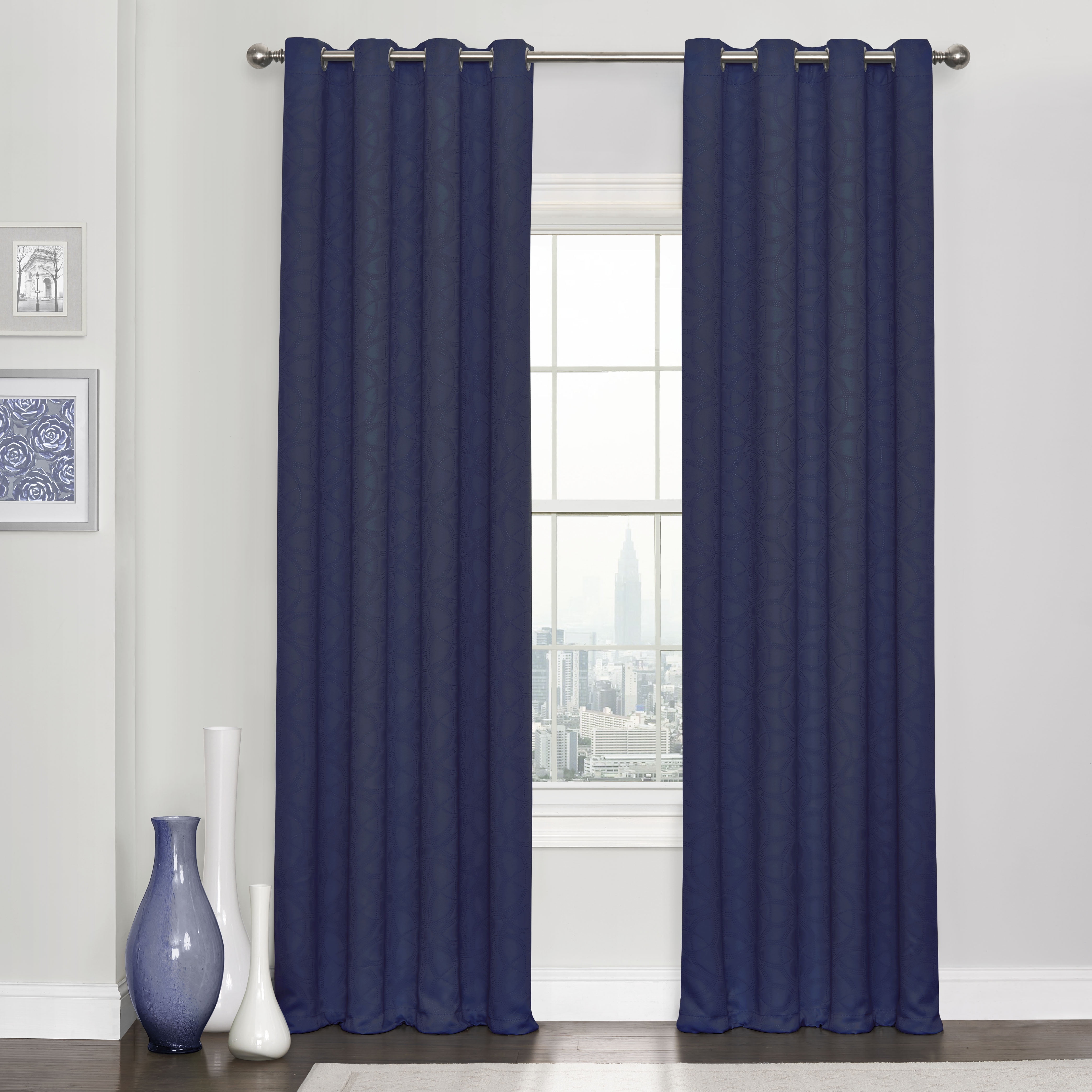 Eclipse Modern 1 Piece Blackout Curtain Set