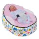 thumbnail image 1 of Pufs para bebés Cama para bebés Pufs para niños Sofá perezoso Funda de tela para sofá infantil, 1 of 2