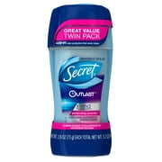 Secret Outlast Xtend Invisible Solid Protecting Powder Antiperspirant/Deodorant, 2 count, 2.6 oz