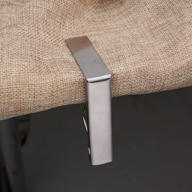 Stainless Steel Table Cloth Clips, Tablecloth Cover Clips, For Families/ Parties/ Picnics Table Cloth Holder Clips Holding The Table Cloth Picnic Table Clip