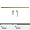 thumbnail image 4 of Amerock Cowrie 12-5/8 inch (320mm) Center-to-Center Golden Champagne Cabinet Pull, 4 of 6