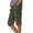 Army Green, variant on Dursoulink High Waist Period Panties for Women - Large Size Menstrual Briefs, Soft Breathable Proof Hip Lifting Base Layer 3 Pack