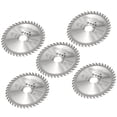 thumbnail image 1 of Disc 5Pcs 4.9in Circular Blade 40Tooth Cutting Disc Carbide Tipped Woodworking Cutter Saw Wed 40 Teeth, 1 of 7