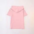 thumbnail image 6 of Short Sleeve Hoodies for Women Casual Solid Color V-Neck Pullover Loose Fit Comfy Sweatshirt Fashion Trendy Daily Wear Pink XL, 6 of 8