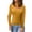 Yellow, variant on Vedolay Womens Sweaters Women's Casual Turtleneck Long Sleeve Striped Side Slit Pullover Sweater,Black XL