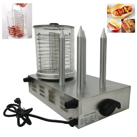Sausage Roaster Hot Dog Warmer Machine Commercial 110V 300W