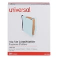 thumbnail image 2 of Carpetas clasificadoras de cartón prensado Universal UNV10404, color azul claro, 2 of 4