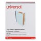 thumbnail image 2 of Carpetas clasificadoras de cartón prensado Universal UNV10404, color azul claro, 2 of 4