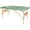Green, variant on Economy massage table, 28" x 73", green