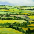 thumbnail image 2 of Friedlander, Allan 26x26 Black Ornate Wood Framed with Double Matting Museum Art Print Titled - Brightwalton Green, 2 of 4