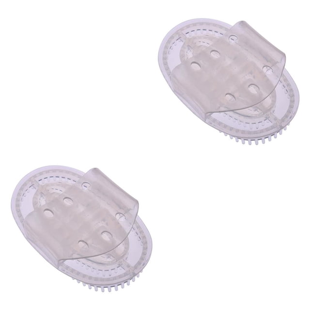 Seitruly TPU meridiano cepillo venas adelgazamiento Spa conjunto mano cuerpo masajeador mango profesional herramienta de relajación ancianos blanco 2Conjunto