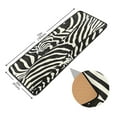 thumbnail image 2 of Ryvnso Zebra Black Print Hallway Runner Rugs Floor Carpet Non Slip Entryway Mat 2' x 6', 2 of 7