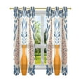 thumbnail image 7 of Yayeee Window Curtains Light Filtering 63"x42" Grommet Panel Pair Home Living Room Decor, Leopards Leaves, 7 of 7