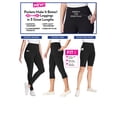 thumbnail image 6 of Woman Within Plus Size Tall Stretch-Cotton Knit Pull-On Pocket Leggings, 6 of 6