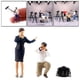 thumbnail image 5 of Figuras de personajes de películas en miniatura a escala 1/64 para decoración de escritorio, kit de construcción de diorama Anfitriona negro, 5 of 9