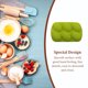 thumbnail image 5 of Wosthever Moldes para Fondant, exquisita forma de huevo de Pascua, molde en relieve, herramientas de decoración de pasteles, manualidades DIY, Herramientas y accesorios para hornear Verde, 5 of 6