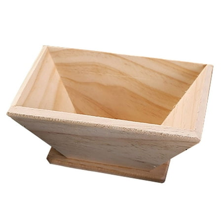 

1Pc Wood Quadrangular Rice Ball Mold Zongzi Mould Rice-pudding Making Mold
