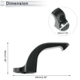 thumbnail image 4 of Gancho colgante para motocicleta tipo gota, soporte para casco, equipaje, bolsa para scooters y bicicletas, tono titanio, 1 juego, tornillo y llave, 4 of 7