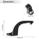 thumbnail image 4 of Gancho colgante para motocicleta tipo gota, soporte para casco, equipaje, bolsa para scooters y bicicletas, tono titanio, 1 juego, tornillo y llave, 4 of 7