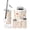 Color 4, variant on Bathroom Accessory Set 6 Piece Serene River Boats Reflections Clear Trash can, Toothbrush Holder, Toothbrush Cup, Soap Dispenser, Soap Dish, Toilet Brush Holder