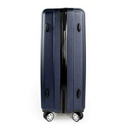 K-Cliffs 3pcs Luggage Set Expandable Hard Sided Travel Suitcases Lightweight ABS Spinner Navy Blue
